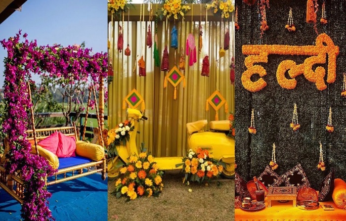 Backdrop decoration by Hari Om tent event,Flower decoration services by Hari Om tent event 