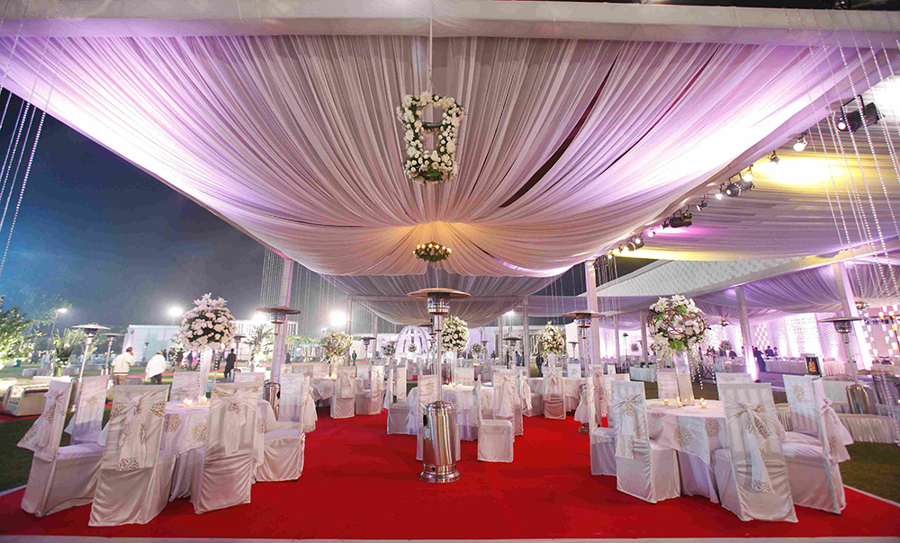 Wedding gallery decoration by tent house in Noida